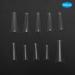 Clear False Nail Tips - 500PCS Transparent French Half-Manicure Art Accessories for Nail Studios & Businesses - Buy Online on GoSupps.com