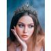 SWEETV Vintage Metal Queen Crown Crystal Headpiece for Women - Ideal for Birthday, Quinceanera, Prom - Black - Buy Online on GoSupps.com