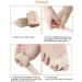 3pcs Toe Separator & Bunion Corrector Set | Gel Toe Spacers for Hallux Valgus | Adjustable Elastic Fabric Bandage - Buy Online on GoSupps.com