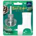 Glade PlugIns Air Freshener Starter Kit Scented and Essential Oils for Home and Bathroom Twinkling Pine & Cedar 1 Warmer and 1 Refill Pine Wonderland