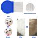 Flea Comb for Cat Dog - Set of 6 Metal Fine Teeth Combs for Grooming and Hair Tangles Removal - Buy Online on GoSupps.com