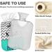 Buy Naanle Nautical Anchor Hot Water Bottle - 1L Transparent Heating & Cooling Therapy for Pain Relief | Warm Hands & Feet - Buy Online on GoSupps.com
