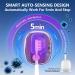 UV Toothbrush Covers with Holder & Sanitizer - Rechargeable Portable Toothbrush Cleaner Case (White) for International Shipping - Buy Online on GoSupps.com