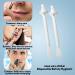 Nuqin 50Pcs 2-in-1 Nose Wax Sticks for Hair Removal - Skin Friendly Double Ended Eyebrow Wax Sticks - Non Toxic Material - Ideal for Beauty Shops or Home Use - Buy Online on GoSupps.com