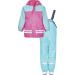 Playshoes Unisex Kid's Regen-Anzug Mit Fleece-futter Warm Waterproof Mud Suit Rainwear 98 turquoise