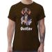 Gift with name personalized by Shirtracer - T-Shirt Men - Dogs - Dachshund - Dog Owners Gift 10 Brown XL