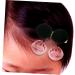 Beaupretty Three-Dimensional Cherry Barrettes kid hair fancy bobby decorative hair clip blue hair bow hair ornament girls hair clips black bow girl hairpins issue card child Iron Hair - Buy Online on GoSupps.com