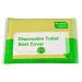 HOME-X Disposable Toilet Seat Covers Sanitary Accessories in a Travel-Friendly Portable Pouch for Adults and Kids Made of Virgin Pulp Pack of 10 Each: 16 L x 14 W