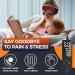 Sinus Relief Mask - 3 Heat Settings for Pressure Relief | Face Heating Pad for Sinusitis & Tension Headache | Black - Buy Online on GoSupps.com