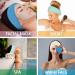 Whaline Spa Facial Headband Make Up Wrap Head Terry Cloth Headband Adjustable Towel for Face Washing Shower Facial Cover 3 Pieces (Blue Green Yellow) - Buy Online on GoSupps.com