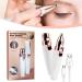 ZHANGQIUXIA Precision Eyebrow Trimmer for Face 2in1 Eyebrow and Facial Hair Removal Device Electric Hair Clipper Effortlessly Remove and Shape Your Eyebrows White