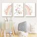 Herfair 3 Set Rainbow Flower Posters for Nursery - Boho Wall Art for Baby Room & Children's Decor (30x40cm) - Unframed - Buy Online on GoSupps.com