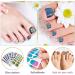Self-Adhesive Toenail Polish Stickers - Color 03 | Nail Art Wraps & Decals for Manicure - Buy Online on GoSupps.com
