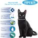 Fipukin Natural Flea & Tick Collar for Cats - Waterproof, Safe, One Size Fits All - 2-Pack with Free Comb & Tick Removal Tool - Supports Charity - Buy Online on GoSupps.com