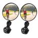 Ganwawo Bike Mirrors, 2 Piece Bicycle Rear View Safety Mirror Adjustable 360 Degrees Rotation, For Mountain Road Bike,handlebar Mirrors For ebikes,Bike Mirrors Handlebar Rearview Mirror
