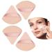 4 pieces triangle makeup powder quaste make -up sponge soft sponge powder puff for loose powder foundation wet dry make -up tool (complexion) Color