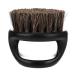 Shaving Brushes For Men Wild Boar Fur Shaving Brush Beard Mustache Trimming Brush Salon Shaven Tool for Daily Shaving Routine (black handle black hair)