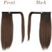 FESHFEN Straight Ponytail Extension 14 Natural Long Synthetic Hair Wrap Around Clip in Ponytail Hairpiece Medium Brown & Light Auburn Mix - Pack of 1 - Buy Online on GoSupps.com