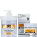 Advanced Clinicals Vitamin C Body Cream + Potent Vitamin C Face Lotion Brightening Skin Care Set, Anti Aging Dry Skin Rescue Creams Target Dry Skin, Sun Damaged Skin, Wrinkles, & Dark Spots, 2-PC Set Face + Body Cream (2-P