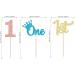 24Pcs 1st Birthday Cupcake Toppers Glitter First Birthday Cake Decorations One Cupcake Picks for Kids Baby Shower 1st Birthday Party Cake Decorations Supplies Blue Gold Rose Gold 1 Blue Gold Rose Gold - Buy Online on GoSupps.com