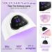 LKE Gel Nail Polish Kit with 72W UV Lamp - Barbie Pink Gel Polish Set with Top & Base Coat - Manicure DIY Gifts for Women - Buy Online on GoSupps.com