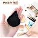 Sularpek 4 Pcs Triangle Powder Puff Set - Reusable Makeup Sponges for Loose Powder, Foundation - Black and White - Wet/Dry Application - Buy Online on GoSupps.com