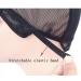 2 Pcs Black Double Lace Wig Caps with Adjustable Straps for Wig Making - Medium Size (54cm) - Swiss Lace Hairnet - Pack of 2 - Buy Online on GoSupps.com