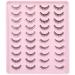 Natural Lashes Wispy Faux Mink Eyelashes Natural Look 4 Style Kiromiro False Lashes 3D Fluffy Strip Lashes Pack C02