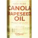 Buy Mystic Moments Canola Carrier Oil 125ml - Pure Natural Oil for Hair Face Nails Aromatherapy Massage - Vegan & GMO Free - International Shipping Available - Buy Online on GoSupps.com