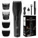 Sejoy Hair Clipper Hair Clippers for Men Cordless Rechargeable Beard Trimmer LED Display Hair Clippers for Men Women Children Home Haircut with 2 Replacement Blades A-black