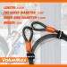 Valuemax 2m Safety Loop Cable - Plastic Coated Steel Cable for Bicycle Motorcycle & eBike | 12mm Thick Black - Secure Your Ride! - Buy Online on GoSupps.com