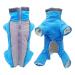 Dog Jacket Dog Coat Waterproof Fleece Lined Warm Winter Jacket Dog Clothing for Winter Autumn Blue for Men XL