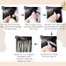 Ugeat 24 Micro Loop Remy Hair Extensions - Jet Black, 50g, 1g/Strand - A-Micro Ring Human Hair Extensions - Buy Online on GoSupps.com