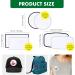 30-Piece Sublimation Iron-On Patches Set - DIY Crafts & Repairs - Black & White - Hats, Clothing, Shoes, Bags - Buy Online on GoSupps.com