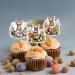 Easter Bunny Cupcake Toppers 8 Pcs Bunnies Cake Topper Reusable Easter Cupcake Toppers Wafer Rice Paper Cake Toppers Easter Party Cake Decorations - Buy Online on GoSupps.com