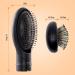 Usbelff HB846 Hot Air Blow Dryer Brush - Black with Massage Brush Head for Effortless Styling & Fast Drying | International Shipping Available - Buy Online on GoSupps.com
