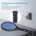 JANMASH Bug Zapper Rechargeable Electric Fly Swatter | 4000V Powerful Grid & Detachable Flashlight | Indoor/Outdoor Use | 3-Layer Safe Mesh - Black - Buy Online on GoSupps.com