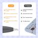 Yacee Large Waterproof Silicone Dog Food Mat | Easy Clean, Dishwasher Safe | Raised Edges, Prevents Spills | Pet & Cat Placemat Tray, Gray 19x12x0.5 Inch - Buy Online on GoSupps.com