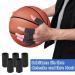Adjustable Finger Support Brace - 2-Piece Finger Rails & 5-Piece Protection for Sprains Arthritis & Swollen Fingers - Lollanda - Black - Buy Online on GoSupps.com