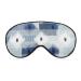 Light-Blocking Sleep Mask Denim Patchwork Eye Masks for Women Blue and White Sleeping Mask Comfortable and Soft Blindfold Eye Cover with Adjustable Strap for Men Color-4