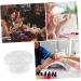 Tool Nail Cups Dappen Dish Nail Art Cup Nail Dish Cup Manicure Nail Cup Acrylic Nail Supplies Nail Art Dish Nail Art Accessories Manicure Nail Dish Vertical Stripes Bowl Glass - Buy Online on GoSupps.com