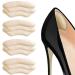 Heel Pads for Shoes Heel Grips Liner Cushions Heel Cushions for Heel Pain Heel Pads for Shoes Too Big Heel Cushion Inserts for Women Men Fit and Comfort(4pairs Beige) 4pairs style06