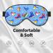 Shop Hockey Elements Creative Patterned Sleep Mask | Adjustable Breathable & Fashionable Eye Mask for Comfort - International Shipping Available - Buy Online on GoSupps.com
