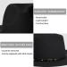 Two Tone Wide Brim Fedora Hat for Women and Men - Black/Red-belt - Small/Medium - Buy Online on GoSupps.com