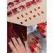 3120 Pcs Red Nail Art Rhinestones Gems - Mixed Shape Crystal Jewel Kit for Nails, Face Decor - EBANKU - Buy Online on GoSupps.com