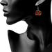 Siskiyou Sports NFL Cincinnati Bengals Chrome Dangle Earrings - Buy Online on GoSupps.com