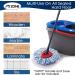 MXZONE Spin Mop Replacement Head - 2 Pack Microfiber Mop Refills for EasyWring Clean Mop Bucket - Buy Online on GoSupps.com