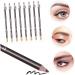 TOVINANNA 8pcs Pencil Sharpener Eyebrow Pencil Waterproof Eyebrow Pen Pencils Miss Wooden Small Tools Coffee 1 count (Pack of 1) Coffee - Buy Online on GoSupps.com