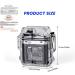 2024 Transparent Pink Flash Electric Lighter USB Electronic Lighter Waterproof and Windproof Rechargeable Lighter for Camping(B2) - Buy Online on GoSupps.com