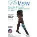 NuVein Women's Compression Pantyhose 15-20 mmHg Support | Sheer Nylon Hosiery Tights | Black Tall | Closed Toe - Buy Online on GoSupps.com